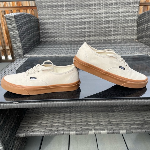 Vans Other - Vans shoes, Size 7 in mens, Cream with gum sole